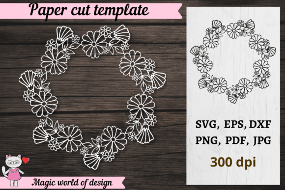 Download Chamomile Floral Frame Svg Cricut SVG - Premium Bundle